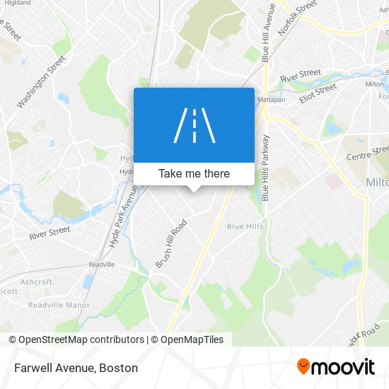 Mapa de Farwell Avenue