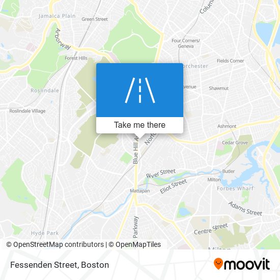 Fessenden Street map