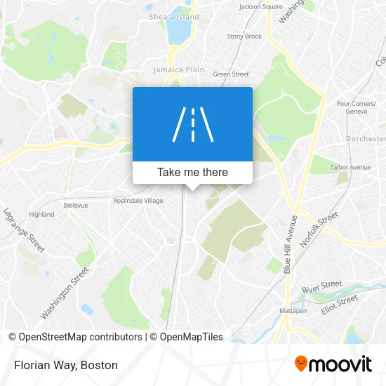 Florian Way map