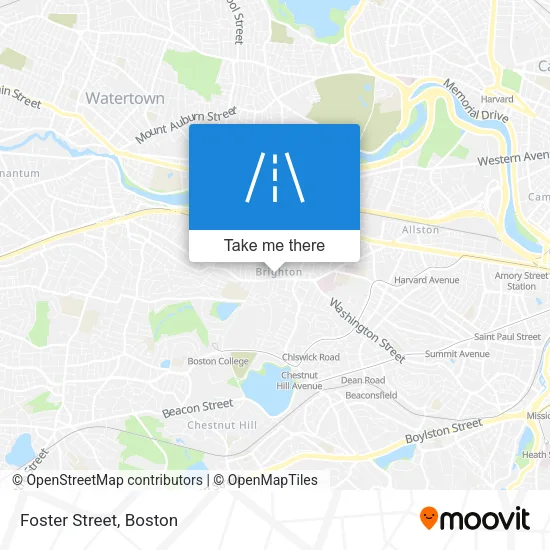 Foster Street map