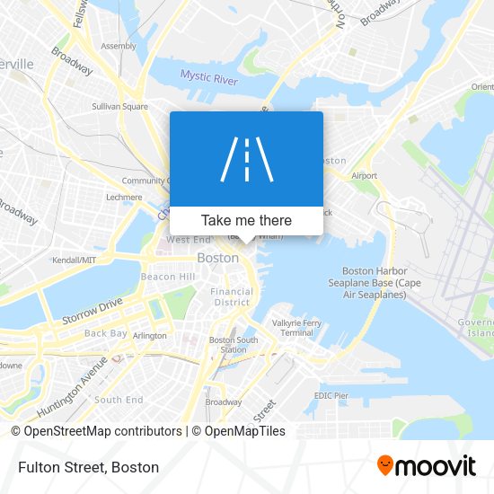 Mapa de Fulton Street