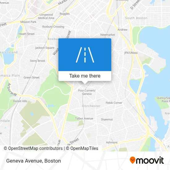 Geneva Avenue map