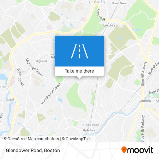 Mapa de Glendower Road