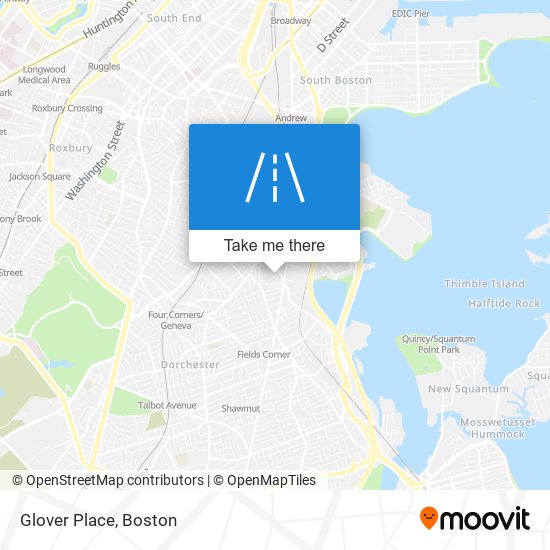 Glover Place map