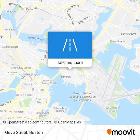 Gove Street map