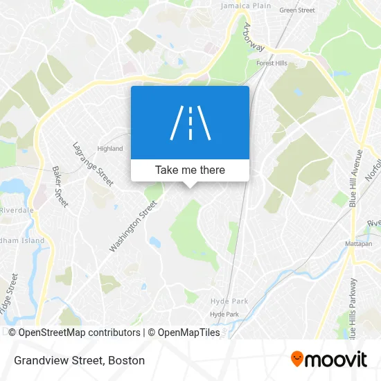 Grandview Street map