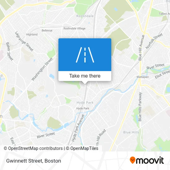 Gwinnett Street map