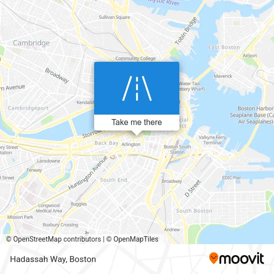 Hadassah Way map