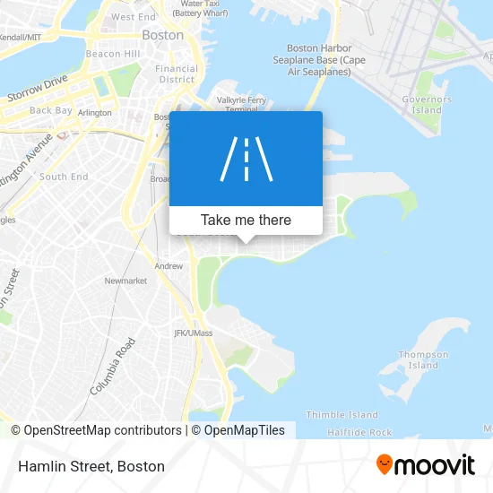 Hamlin Street map