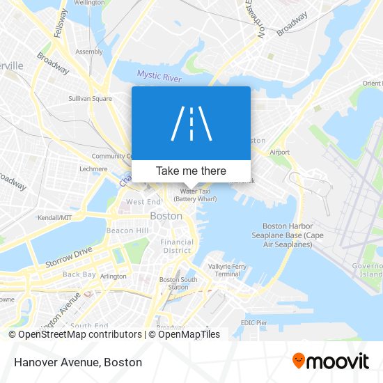 Mapa de Hanover Avenue