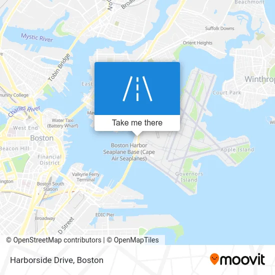Harborside Drive map