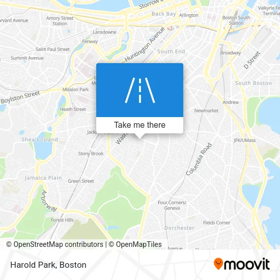 Harold Park map