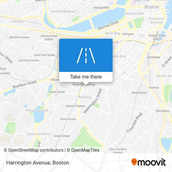 Mapa de Harrington Avenue