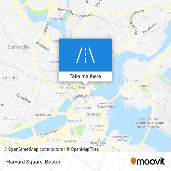 Harvard Square map