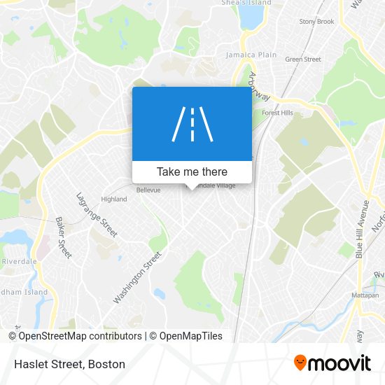 Mapa de Haslet Street