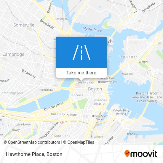 Hawthorne Place map