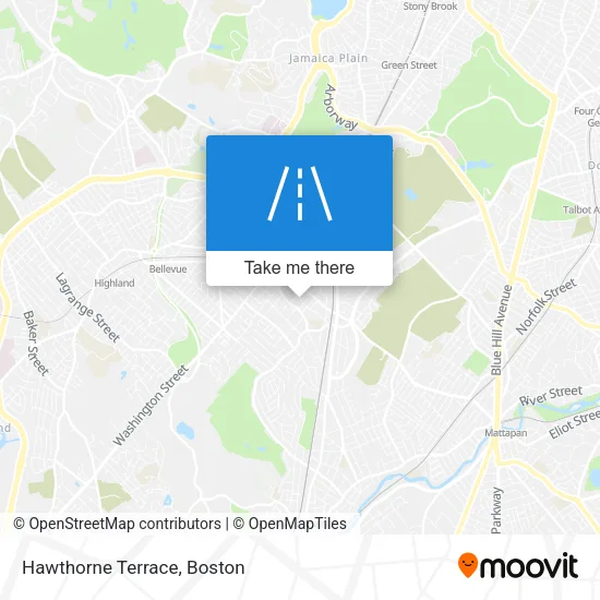 Hawthorne Terrace map