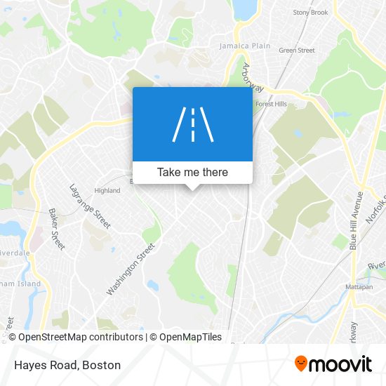 Mapa de Hayes Road