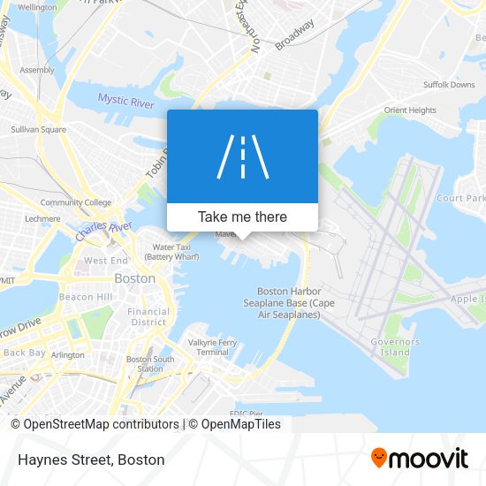 Mapa de Haynes Street