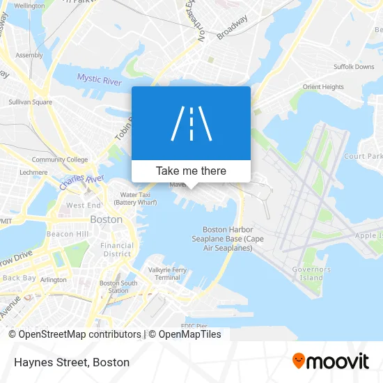 Haynes Street map
