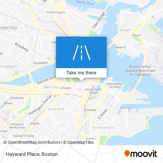 Hayward Place map