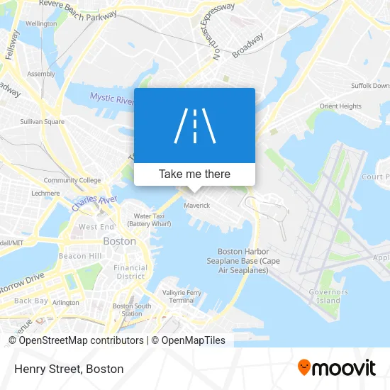 Henry Street map