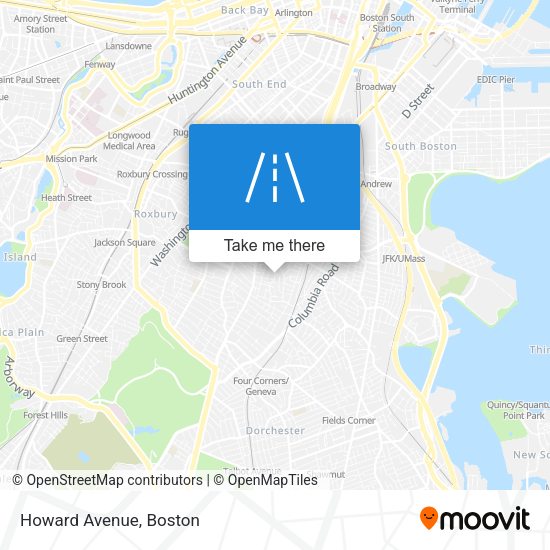Mapa de Howard Avenue