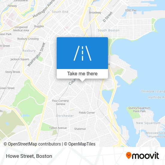 Mapa de Howe Street