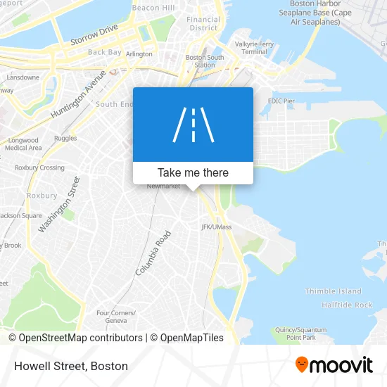 Howell Street map