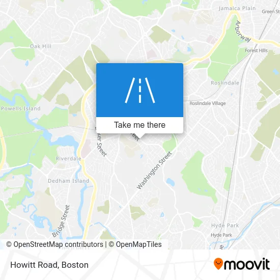 Howitt Road map