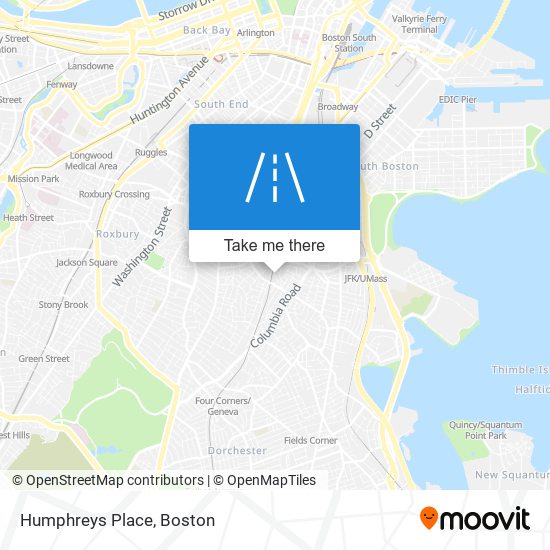 Humphreys Place map