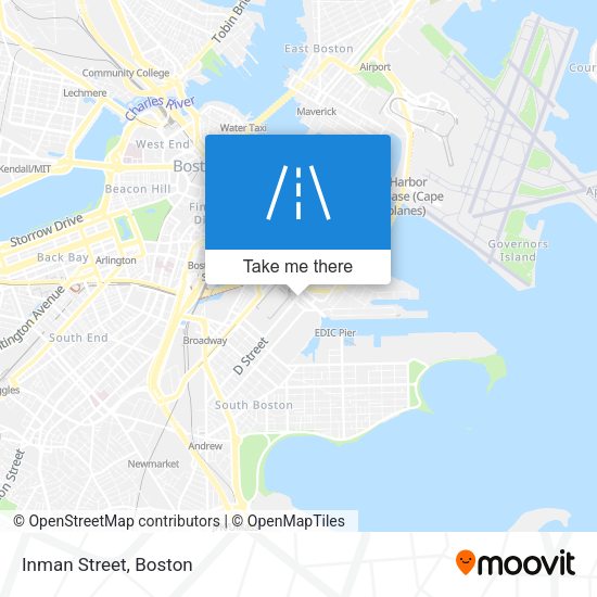 Mapa de Inman Street