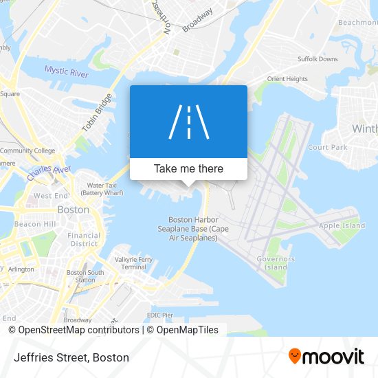 Mapa de Jeffries Street
