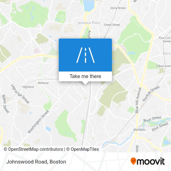 Mapa de Johnswood Road