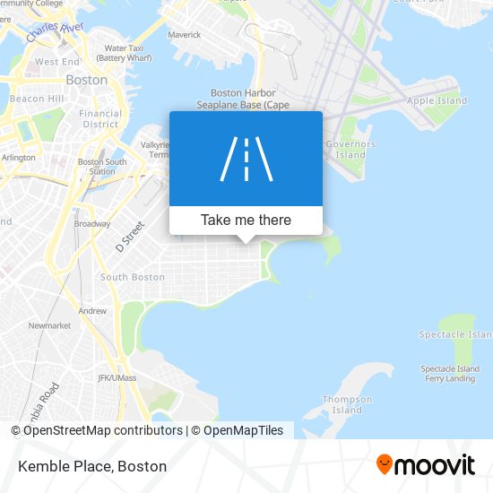 Kemble Place map