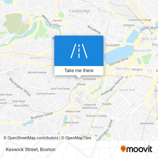 Keswick Street map