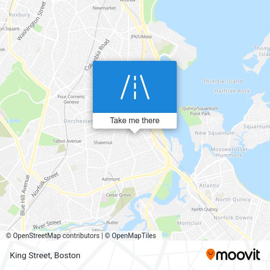 Mapa de King Street