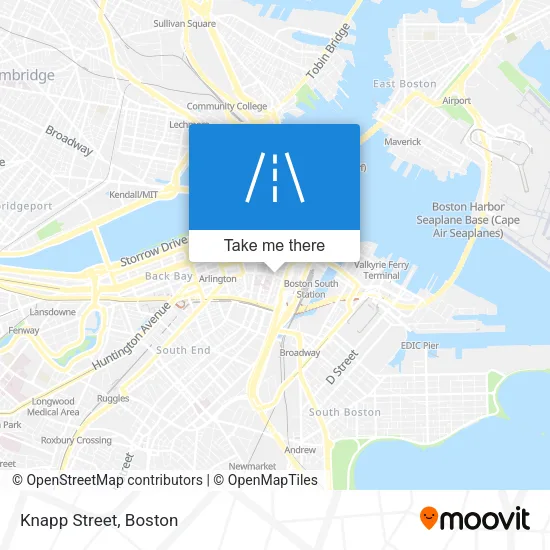 Knapp Street map