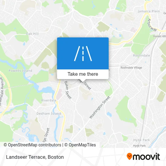 Landseer Terrace map