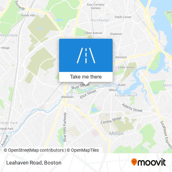 Leahaven Road map