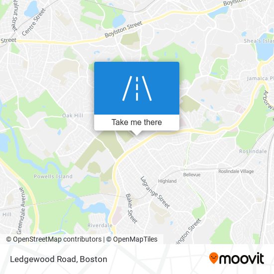 Mapa de Ledgewood Road