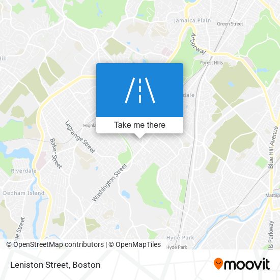 Leniston Street map
