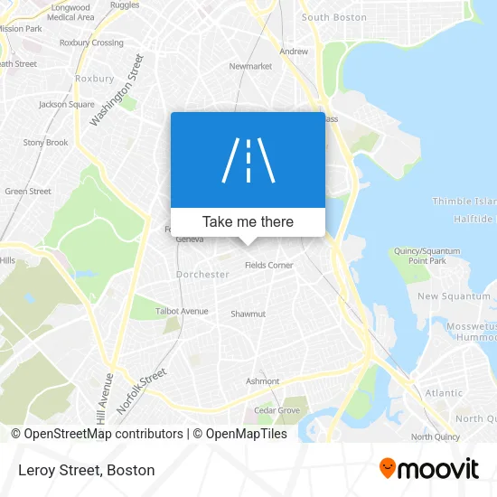 Leroy Street map