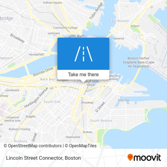 Lincoln Street Connector map