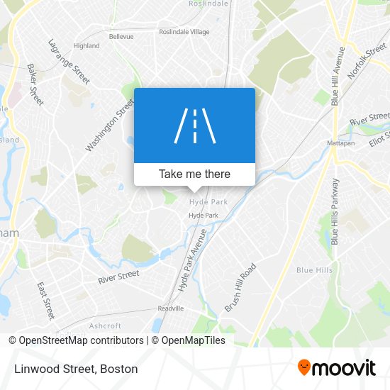 Linwood Street map