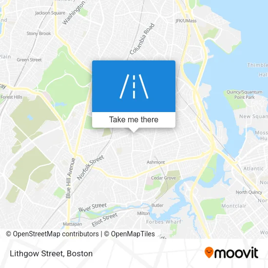 Lithgow Street map