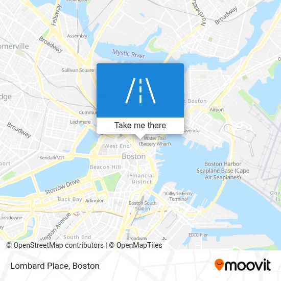 Lombard Place map