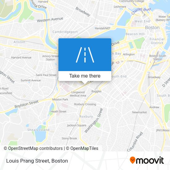 Mapa de Louis Prang Street