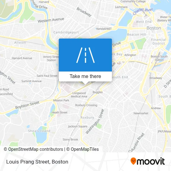 Louis Prang Street map