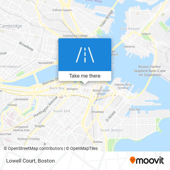 Lowell Court map